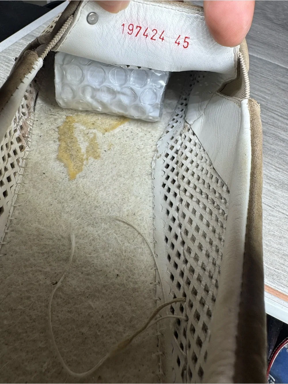 Baldinini Beige Suede Leather Perforated Sneakers Shoes Men’s Sz 45EU/12M US